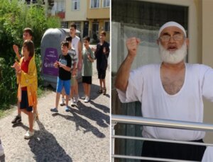 Park isteyen çocuklar aksiyon başlattı! Miniklerin sloganlarına mahalleliden takviye