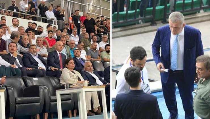 TFF liderinin da tribünde olduğu Amedspor-İstanbulspor maçında protokol krizi yaşandı