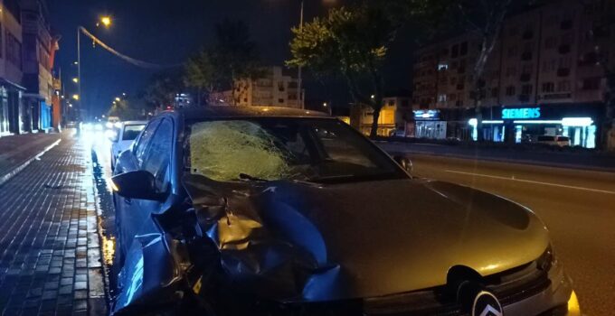 Bursa’da yayaya çarpıp kaçan alkollü şoför polis tarafından yakalandı